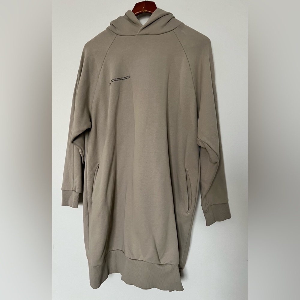 Pangaia women’s Tan Hoodie dress
